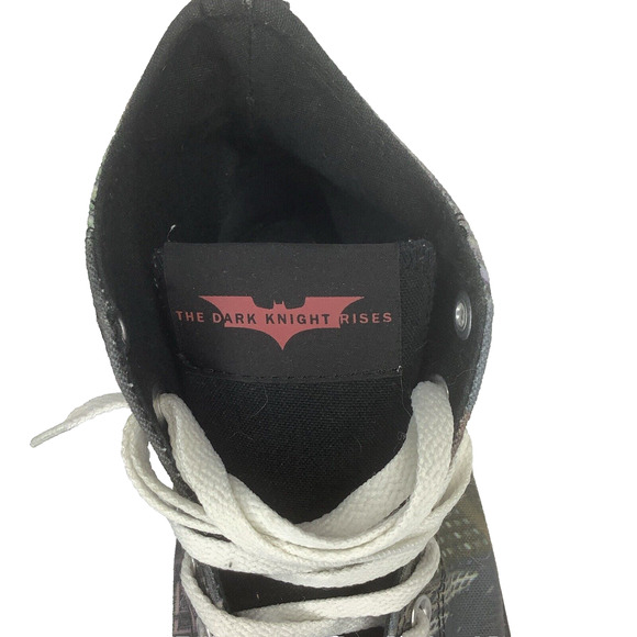 Converse Batman THE DARK KNIGHT RISES, Mens 11, Womens 13 - Chuck Taylor - NICE - Picture 6 of 12